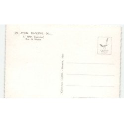 HAM: rue de noyon vue aérienne 10x15 - très bon etat