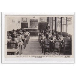 LIESSE : ecole de pleoin air, préventionrium départemental de l'aisne, une classe - tres bon etat