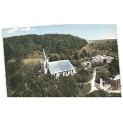 L'ETOILE: l'église et le camp césar vue aérienne 10x15 - très bon etat