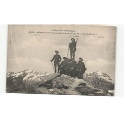 MILITAIRES CHASSEURS ALPINS: alpins sur la cime du diable 2687m - très bon état