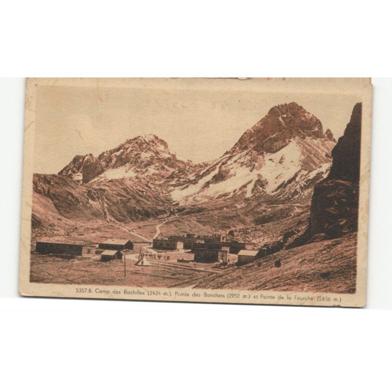 MILITAIRES CHASSEURS ALPINS: champ des rochilles, pointe des banchets pointe de la fourche - très bon état