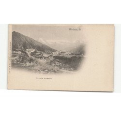 MILITAIRES CHASSEURS ALPINS: modane, paysage alpestre - très bon état