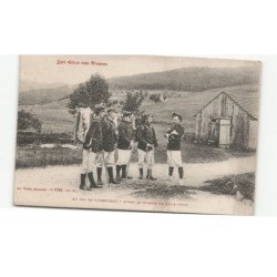 MILITAIRES CHASSEURS ALPINS: au col de louschpach, avant la guerre de 1914-1915 - très bon état