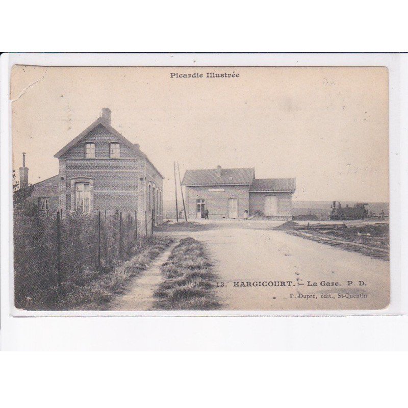 HARGICOURT: la gare - état
