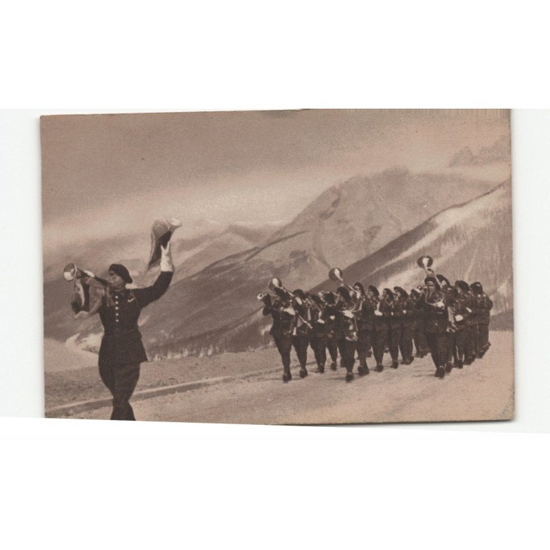 MILITAIRE CHASSEURS ALPINS: fanfare de chasseurs alpins - très bon état