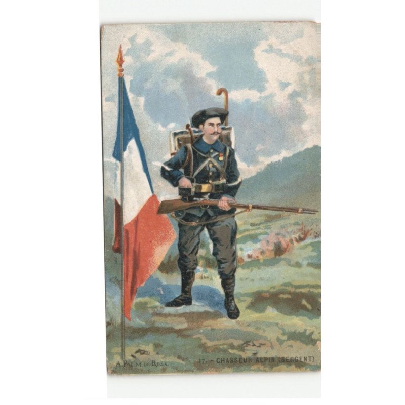 MILITAIRE CHASSEURS ALPINS: chasseurs - très bon état