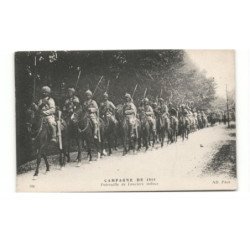 MILITAIRES: Indes, Hindou, Sikh, campagne de 1914 patrouille de lanciers indous - très bon état