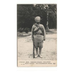 MILITAIRES: Indes, Hindou, Sikh, infanterie indigène sous-officier - très bon état