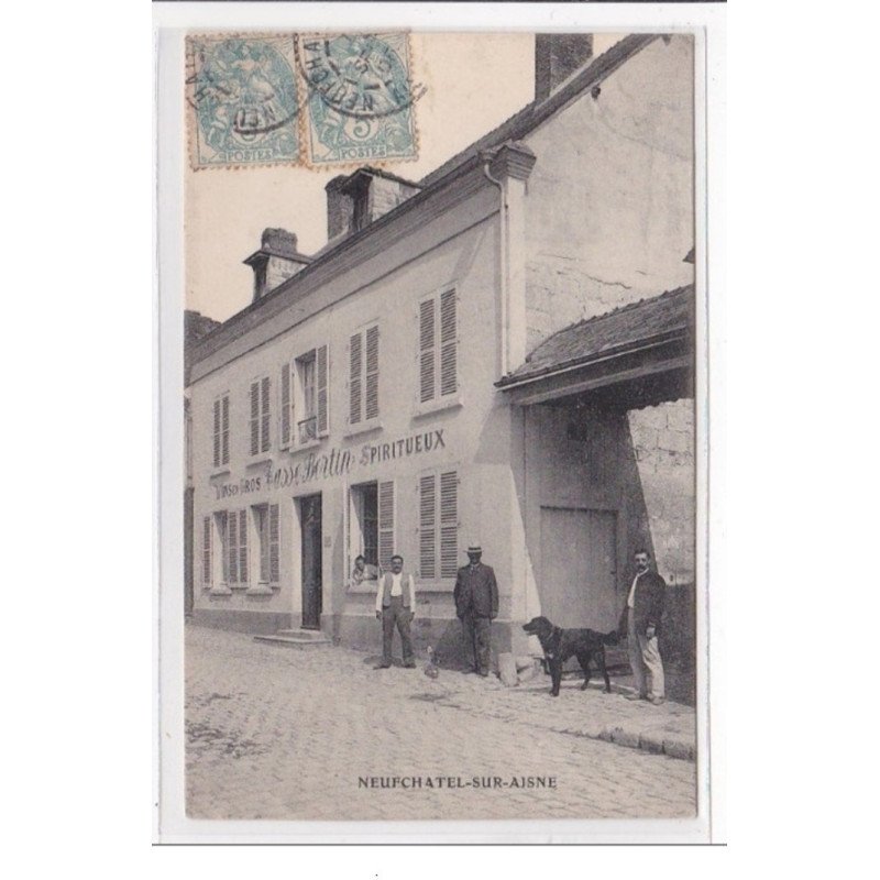 NEUCHATEL : marchand de vins, casse-bertin - tres bon etat