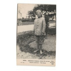 MILITAIRES: Indes, Hindou, Sikh, 1914 infanterie indigène, tenue de corvée - très bon état