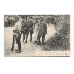 MILITAIRES: Indes, Hindou, Sikh, entrée d'un campement, armée indienne - très bon état