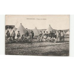 MILITAIRES CHASSEURS ALPINS: brignoles, camp des alpins - très bon état