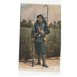 MILITAIRES CHASSEURS ALPINS: armée française tenue de campagne - très bon état