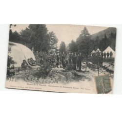 MILITAIRES CHASSEURS ALPINS: massif de la vanoise, campement de chasseurs alpins - très bon état