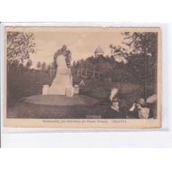 ROUMANIE: monumentul jon maiorescu din parcul bibescu, craiova - état