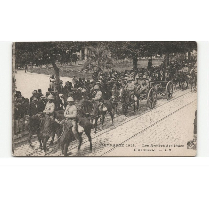 MILITAIRES: Indes, Hindou, Sikh, campagne 1914, les armées des indes, l'artillerie - très bon état