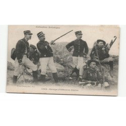 MILITAIRES CHASSEURS ALPINS: groupe d'officiers - très bon état