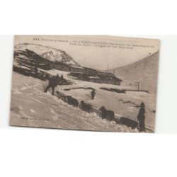 MILITAIRE CHASSEURS ALPINS: sollières-sardières, le ravitaillement du poste des alpins - très bon état