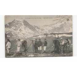 MILITAIRE CHASSEURS ALPINS: la correspondance dans les alpes, télégraphie optique - très bon état