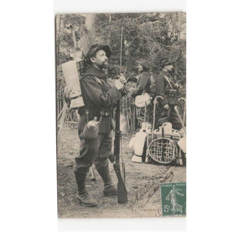 MILITAIRE CHASSEURS ALPINS: - très bon état