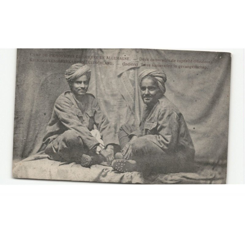 MILITAIRES: Indes, Hindou, Sikh, camp de prisonniers de guerre en allemagne - très bon état
