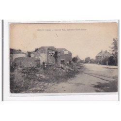 OLLEZY : grande rue, direction saint-simon - tres bon etat
