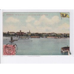 CHINE: shanghai the bund with chinese custom house and tower - état