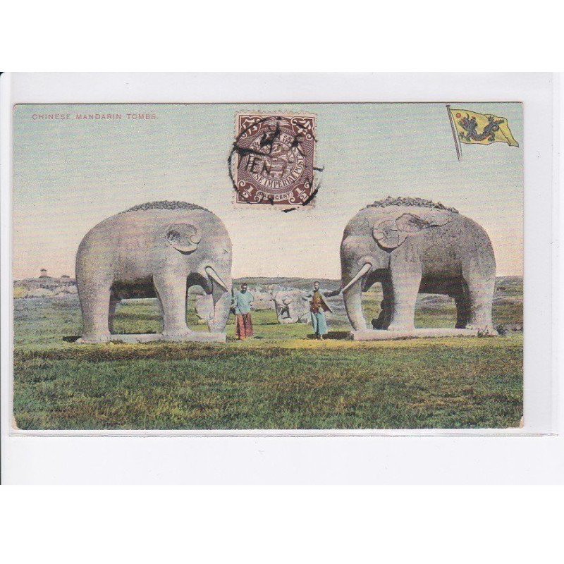 CHINE: chinese mandarin tombs, éléphants - très bon état