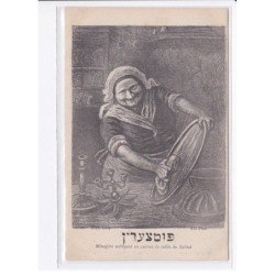 JUDAÏCA: Alphonse Levy, ménagère nettoyant ses cuivres la veille du sabbat - très bon état