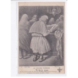 JUDAÏCA: Alphonse Levy, le grand pardon, revêtus de leurd habits de deuils, les israélites - très bon état