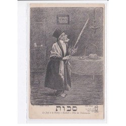 JUDAÏCA: Alphonse Levy, le juif à la palme "soukoth" fête des tabernacles - très bon état