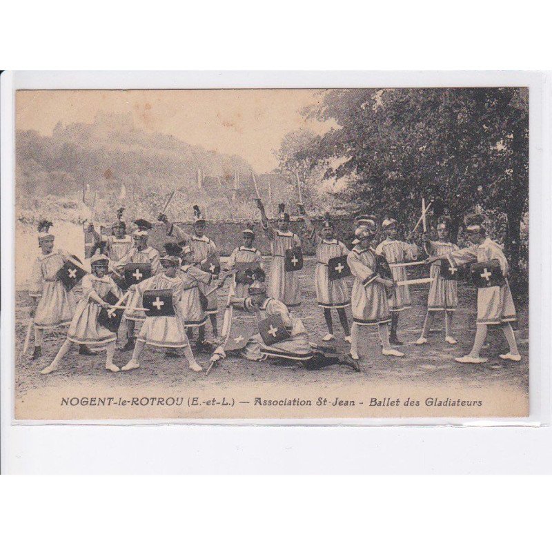 NOGENT-le-ROTROU: association saint-jean, ballet des gladiateurs, costume - état