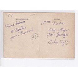 OZILLAC: le haut du bourg, byrrh, camion - très bon état