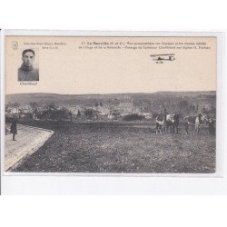 LA NORVILLE: vue panoramique sur arpajon et le sriantes vallées de l'orge et de la rémarde aviation - très bon état