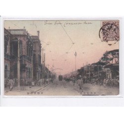 CHINE: tientsin, tramway, rue - très bon état