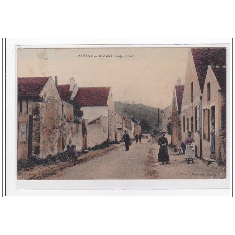 PAVANT : rue du champ-renard - etat