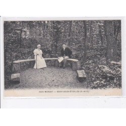 SOISY-SOUS-ETIOLLES: bois margot, personnages en forêt - très bon état