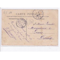 LA BILLAUDE: attelage de boeuf pour le trasport des sapins, A. Monnier café restaurant - état