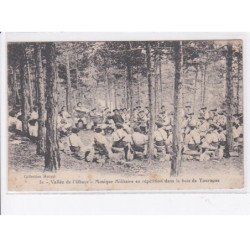 TOURNOUX: musique militaire en répétition dans le bois de tournoux - très bon état