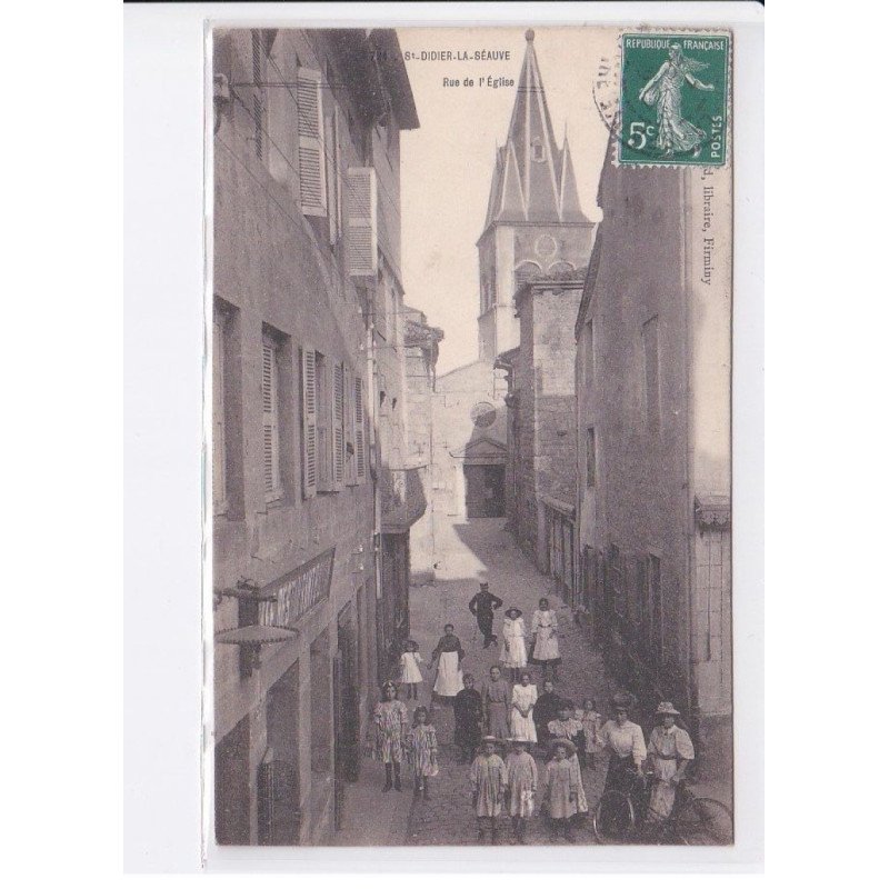 SAINT-DIDIER-LA-SEAUVE: rue de l'église - très bon état