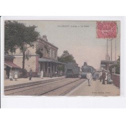 BALBIGNY: la gare, train, wagon, rail - très bon état