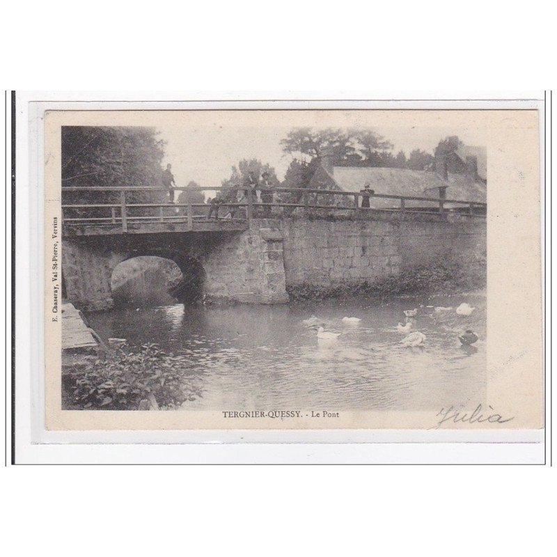 TERGNIER-QUESXY : le pont - tres bon etat