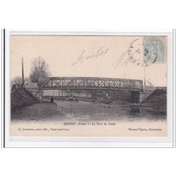 QUESSY : le pont du canal - tres bon etat