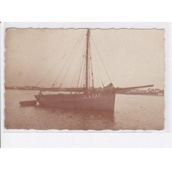 environs de LORIENT: bateau vue aérienne 10x15 - très bon état