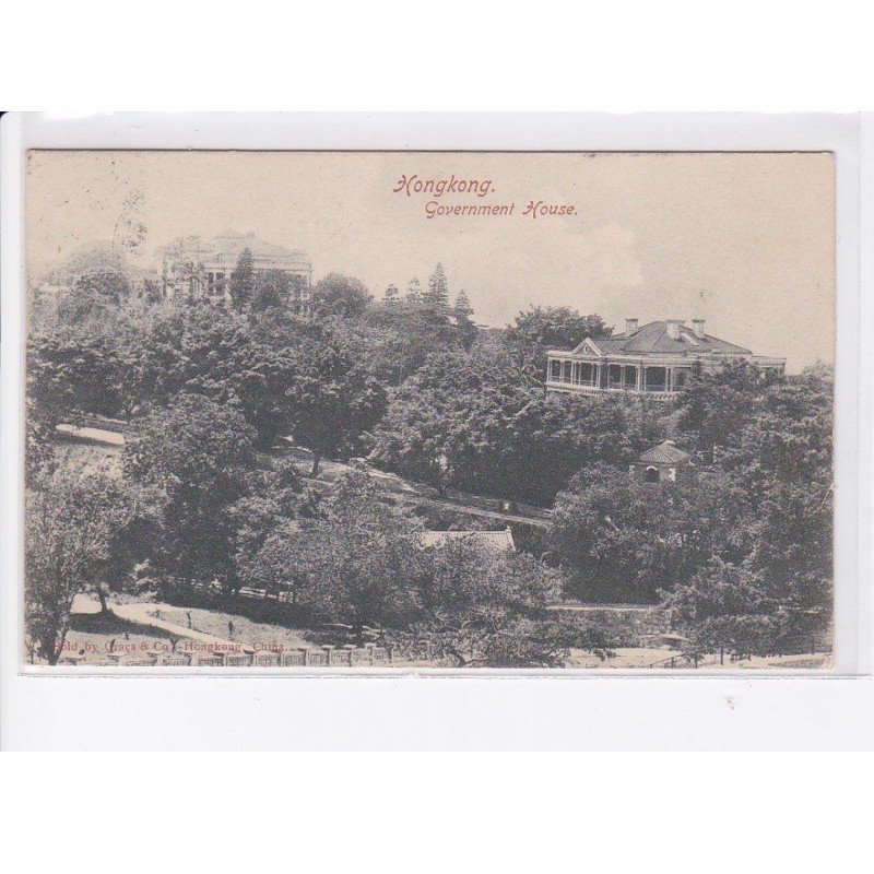 CHINE: hongkong, government house - très bon état