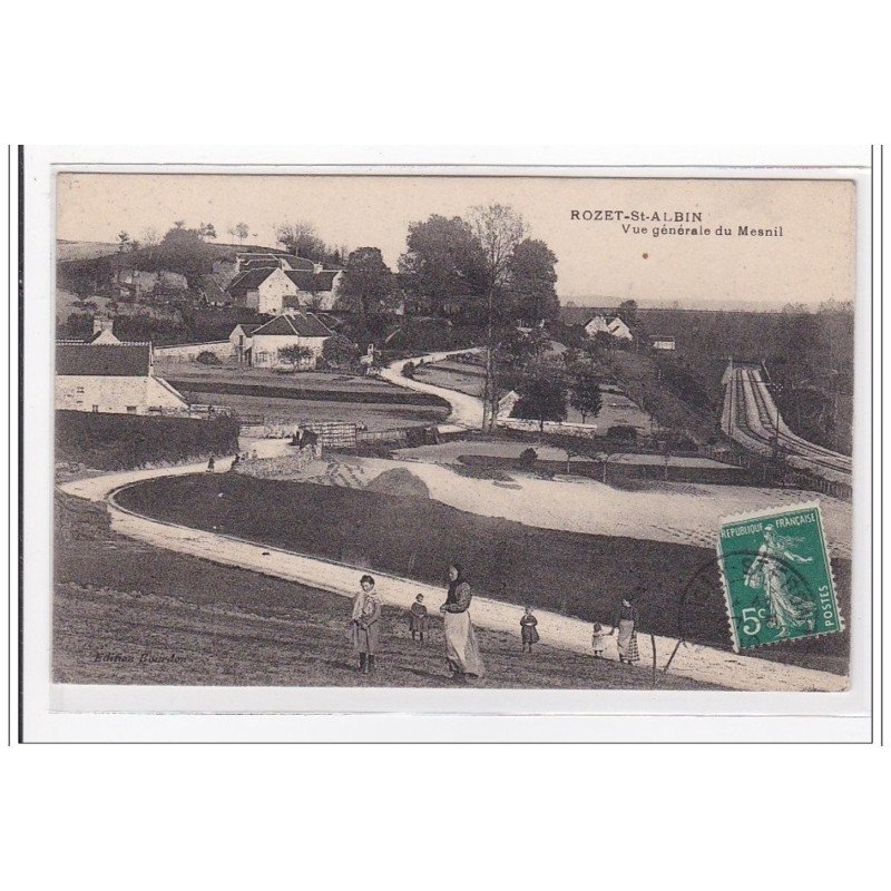 ROZET-St-ALBIN : vue generale du mesnil - tres bon etat