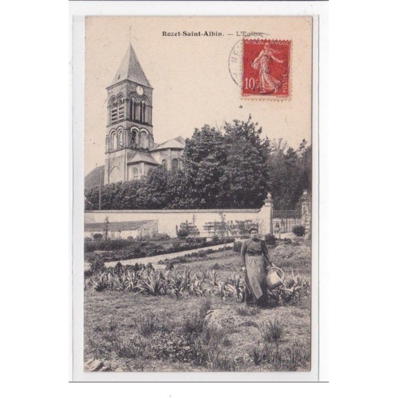 ROZET-St-ALBIN : l'eglise - tres bon etat