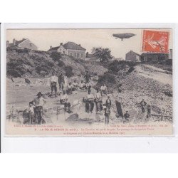 LA FOLIE-BESSIN: la carrière de pavés de grés, le passage du dirigeable Patrie, dirigeant chalais-meudon - très bon état