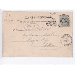 PARIS: 75005, place et fontaine saint-michel, tramway - très bon état
