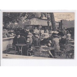 LIMOGES: la clef des champs kermesse des 3 et 4 juillet 1909 restaurant en plein air, un coin - très bon état